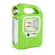 Фонарь кемпинг переносной 6399А - LED+COB, power bank, 2x18650, солнечная батарея. Цвет: зеленый - изображение 8