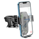 Автотримач для телефона з БЗП HOCO HW3 Wise automatic induction wireless fast charging car holder(center console) Black (6931474791849) - изображение 5