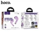 Бездротові навушники HOCO EQ1 Music guide true wireless BT headset Purple (6931474798510) - изображение 4