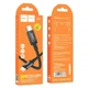 Кабель HOCO X91 Radiance 60W charging data cable for Type-C to Type-C(L=3M) Black (6931474788733) - изображение 2