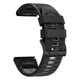 Ремешок для Garmin Forerunner 970/ Forerunner 965/ Forerunner 955/ Forerunner 945/ Forerunner 935/ Forerunner 745 - Black - Gray 22 мм QuickFit Silicone 010-700010-82 - изображение 1