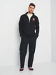 Толстовка на молнии мужская Tommy Hilfiger 11186.1 XL Черная с принтом - изображение 3