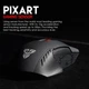Ігрова бездротова комп'ютерна миша Fantech WG10 Raigor II 2.4Ghz Wireless 2000DPI сенсор PixArt black - зображення 9