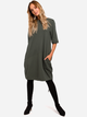 Sukienka tunika damska Made Of Emotion M451 L Khaki (5903068453960) - obraz 1