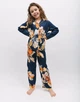 Піжама для дівчинки Cyberjammies Cosmo 7020 12-13 лет /158 см Синій з квітковим принтом (5051877473201) - зображення 1