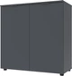 Комод Doros Рон 3 80 х 38 х 81 см 2 фасада Графит (41516002) - изображение 1