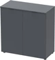 Комод Doros Рон 3 80 х 38 х 81 см 2 фасада Графит (41516002) - изображение 2
