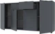 Комод Doros Рон 7 160 х 38 х 81 см 4 фасада 2 шухляды Графит (44900236) - изображение 4