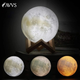 Бездротова лампа дитячий Нічник Місяць 3D AVVS tech Moon Lamp G-7 original - зображення 1