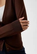 Кардиган Uniqlo розмір L коричневий (445194) - зображення 5