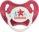 Пустышка Baboo Sea Life Симметричная Латексная Красная от 6 месяцев (5-041) - изображение 1