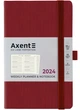 Щотижневик 125*195 AXENT 2024 Partner Soft Diamond бордо (8518-24-05-A) - изображение 1