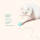 Умный мячик PetGravity для кота или мини-собаки, сам катится (голубой) - изображение 6