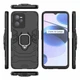 Чехол Fiji Ring для Realme C35 бронированный бампер с кольцом подставкой черный - изображение 3