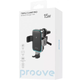 Автодержатель с беспроводной зарядкой Proove Triple Сlamp Pro Wireless Car Charger 15W, Black - изображение 8
