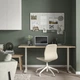Зажим 2 шт для доски - органайзера на стену IKEA SKÅDIS белая 003.216.14 - изображение 4