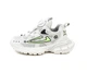 Кроссовки Fashion L36273 сіро-зелені (32-37) Серый 36 - изображение 5