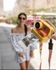 Фотокамера моментальной печати детская черно-белая печать Instant Print Camera, 1080P Video for kids 6-14 фотоаппарат для детей подарок на день рождения (оранжевый) - изображение 2