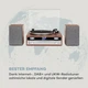 Програвач вінілових пластинок Auna Birmingham HiFi Stereo-System + Інтернет радіо - зображення 3