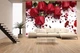 3D Фото Шпалери PHOTODECOR "Троянди з пелюстками та сердечками" - зображення 2