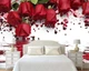 3D Фото Шпалери PHOTODECOR "Троянди із серцями над водою" - зображення 1
