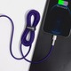 Кабель Baseus CATLJK-B05 Cafule Metal Type-C to Lightning PD 20W 2m purple - изображение 6