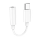 Переходник Hoco Type-C to 3.5 mm цифровой видеоконвертер LS35 white - изображение 1