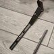 Откидной механизм столика из нержавеющей стали ZUOGANG Fold Bracket F14 - 34cm (Slim) Черный (2 шт) - изображение 4