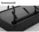 Полка для ванной из алюминия Fumei PLB-50cm (Hook and Rod) Черная - изображение 4