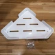 Угловая полка для ванной из алюминия IwConcept FDU-Corner-32 Белая - изображение 6