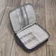 Сумка-органайзер для кабелей (проводов) и электроники Daily Travel Digital Bag (2 отделения) Серая - изображение 7