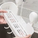 Полиця у ванну або кухню на вакуумних присосках Taili AW633 (Storage Shelf + hook) Біла - зображення 10