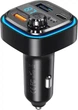 FM-трансмиттер XO XO-BCC08 MP3, PD, 2 USB, 3.1 A Black - изображение 1