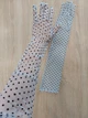 Фатиновые длинные перчатки в горошек Honey Fashion Accessories S/M/L серый (7-35/1) - изображение 3