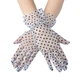 Фатинові рукавички в горох honey fashion accessories one size (S/M/L) сірий (7-38) - зображення 2