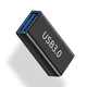 Переходник Адаптер SUNROZ USB 3.0 - USB 3.0 F/F (металл) (A-48635) - изображение 1