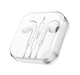 Провідні навушники гарнітура HOCO Max crystal earphones 3.5mm White - зображення 3