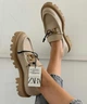 Шкіряні лофери Zara 2582/110 40 р. 26,0см - зображення 8