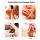 Массажер для ног Mimo Foot Massager роликовый с функцией прогрева, 4 программы, автоотключение Бежевый - изображение 6
