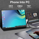 Портативный монитор Zeuslap P16 ультратонкий 16" 1920 х 1200 IPS с чехлом, VESA - изображение 2
