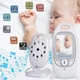 Бездротова відеоняня Baby Monitor з термометром та колисковими Білий (1013-033-00) - зображення 8