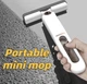 Швабра MINI MOP с автоотжимом, для влажной и сухой уборки, компактный размер, Белый - изображение 6