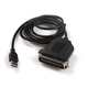 Перехідник USB-LPT Kingda B00026 0.8м чорний - зображення 3