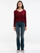 Jeansy slim fit damskie Big Star Adela Bootcut-321 32-34 Niebieskie (5900714669546) - obraz 4