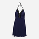 Koszula nocna DKaren Slip Lucja 2XL Navy Blue (5902686593799) - obraz 1