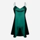 Koszula nocna damska satynowa DKaren Slip Karen XS Green (5901780648244) - obraz 5