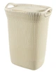 Корзина бельевая Curver Knit 57l кремовый - изображение 1