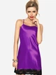 Koszula nocna damska DKaren Slip Kate XS Fioletowa (5902230063662) - obraz 1