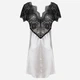 Koszula nocna damska DKaren Slip Kayla XS Jasny ecru (5903251374690) - obraz 3