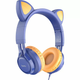 Навушники HOCO W36 Cat Ear з мікрофоном Midnight Blue (6931474770400) - зображення 2